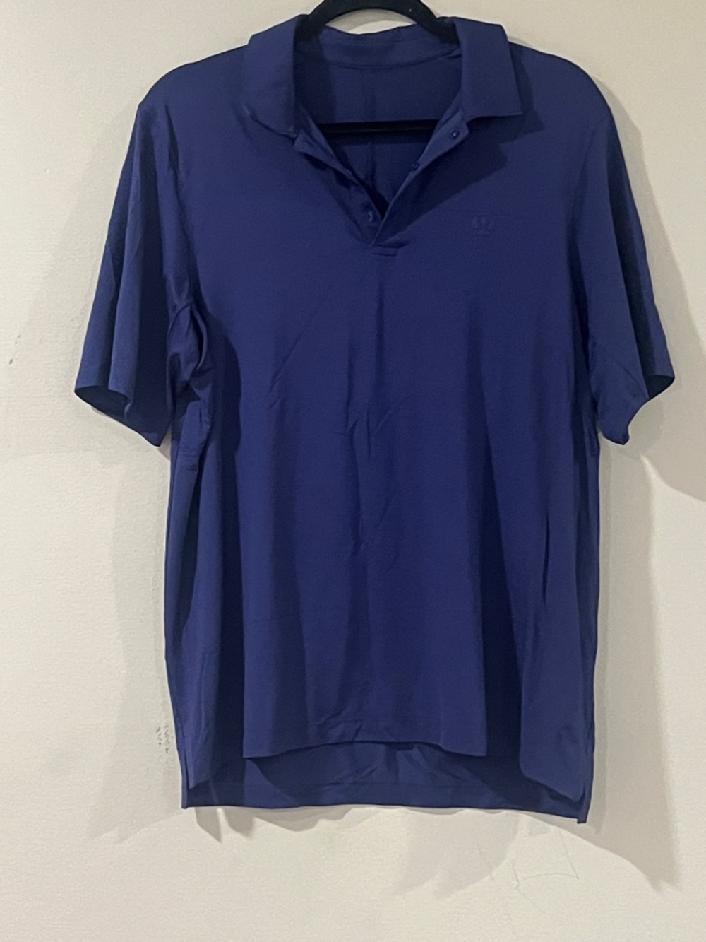 lululemon athletica Deep Blue Short Sleeve Polo